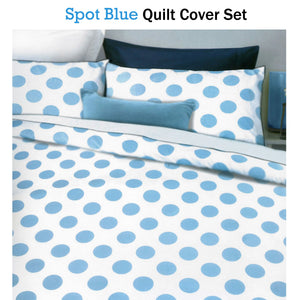 Apartmento Spot Blue Quilt Cover Set | King