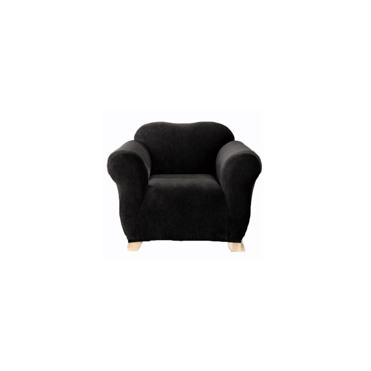 SureFit Pearson One Seater Couch Cover | Ebony