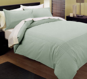 Kingtex Pintuck Quilt Cover Set | Melon | Queen