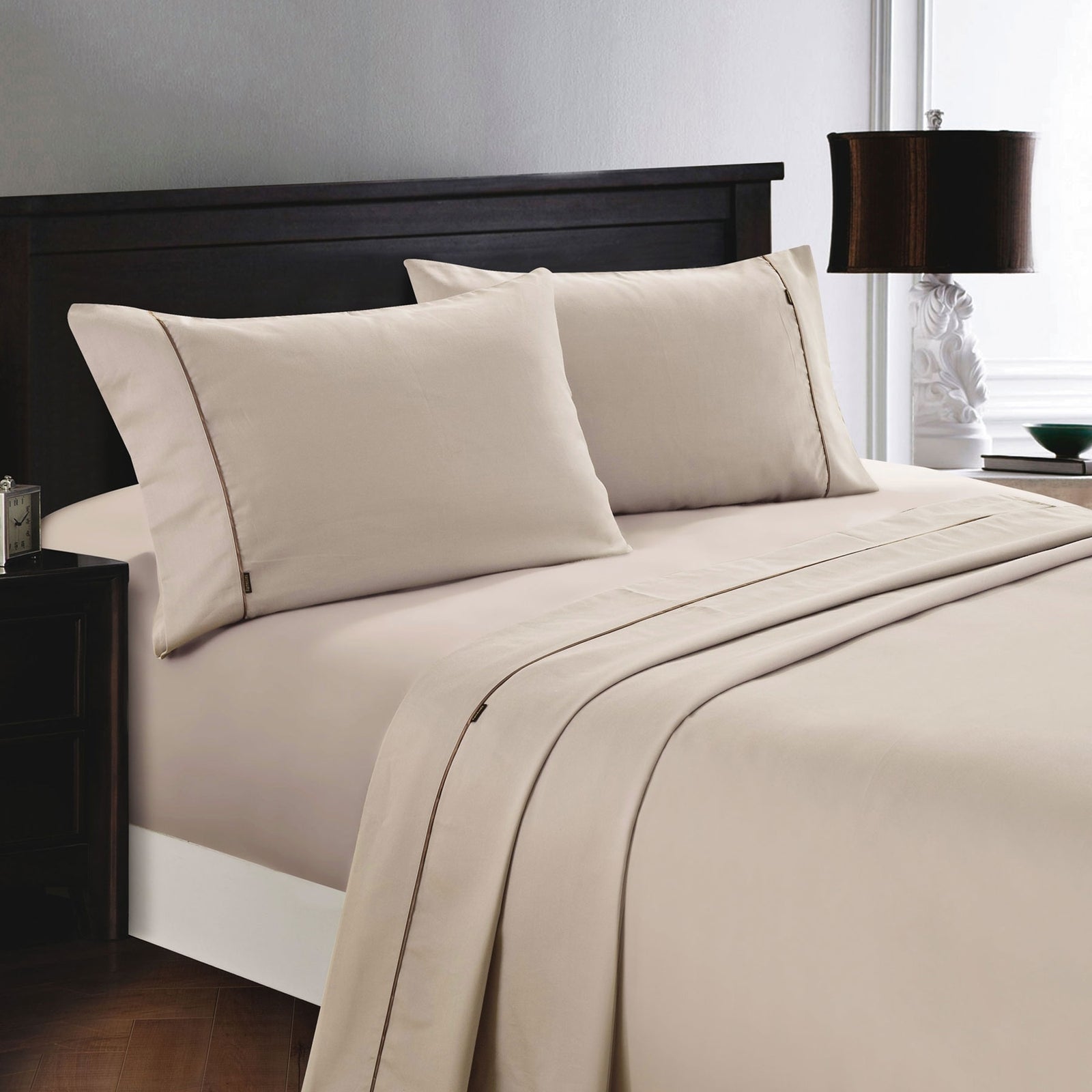 Deluxe Linen 1200TC Cotton Rich Sheet Set | Linen | King Single