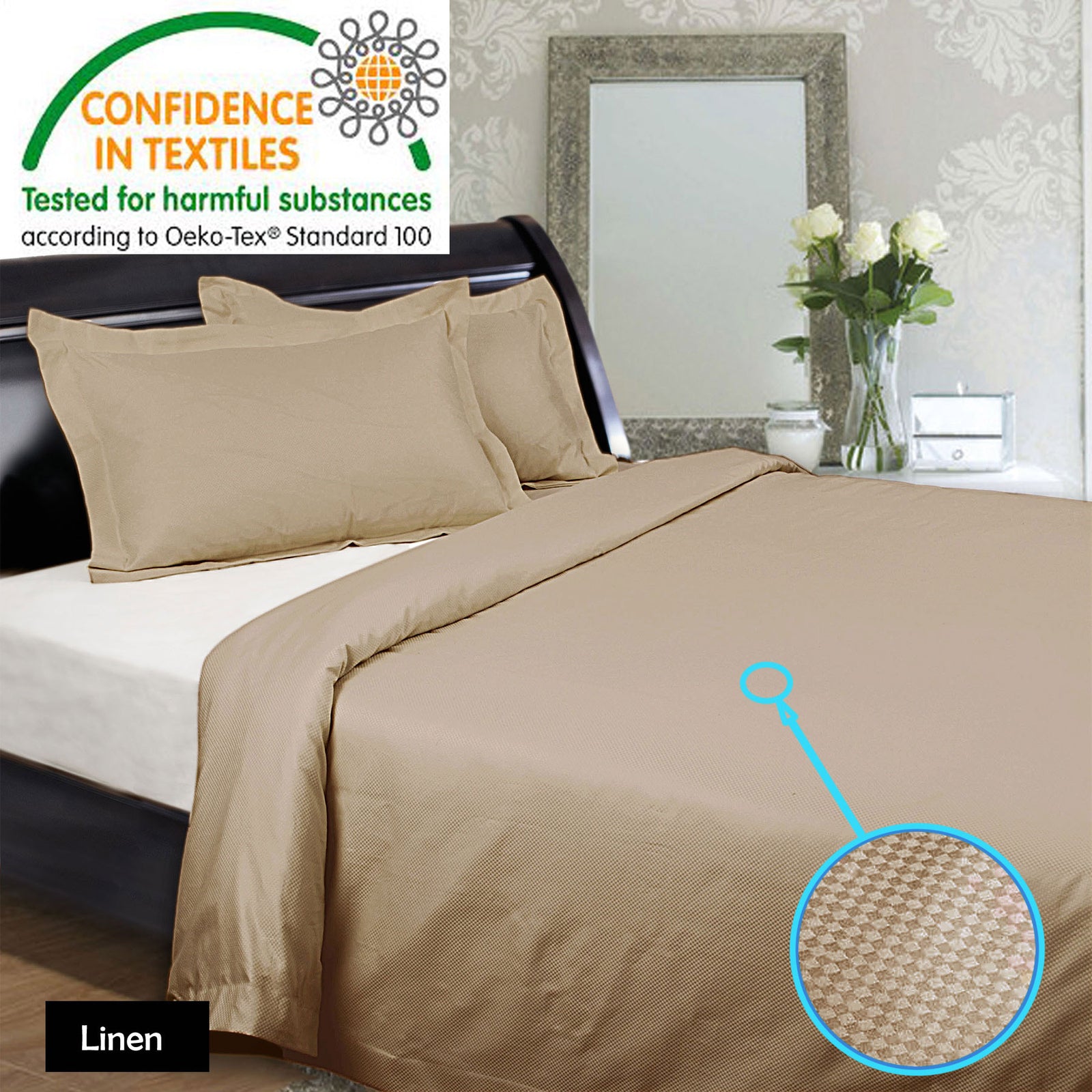 Kingtex 1350TC Sheet Set | Linen | King