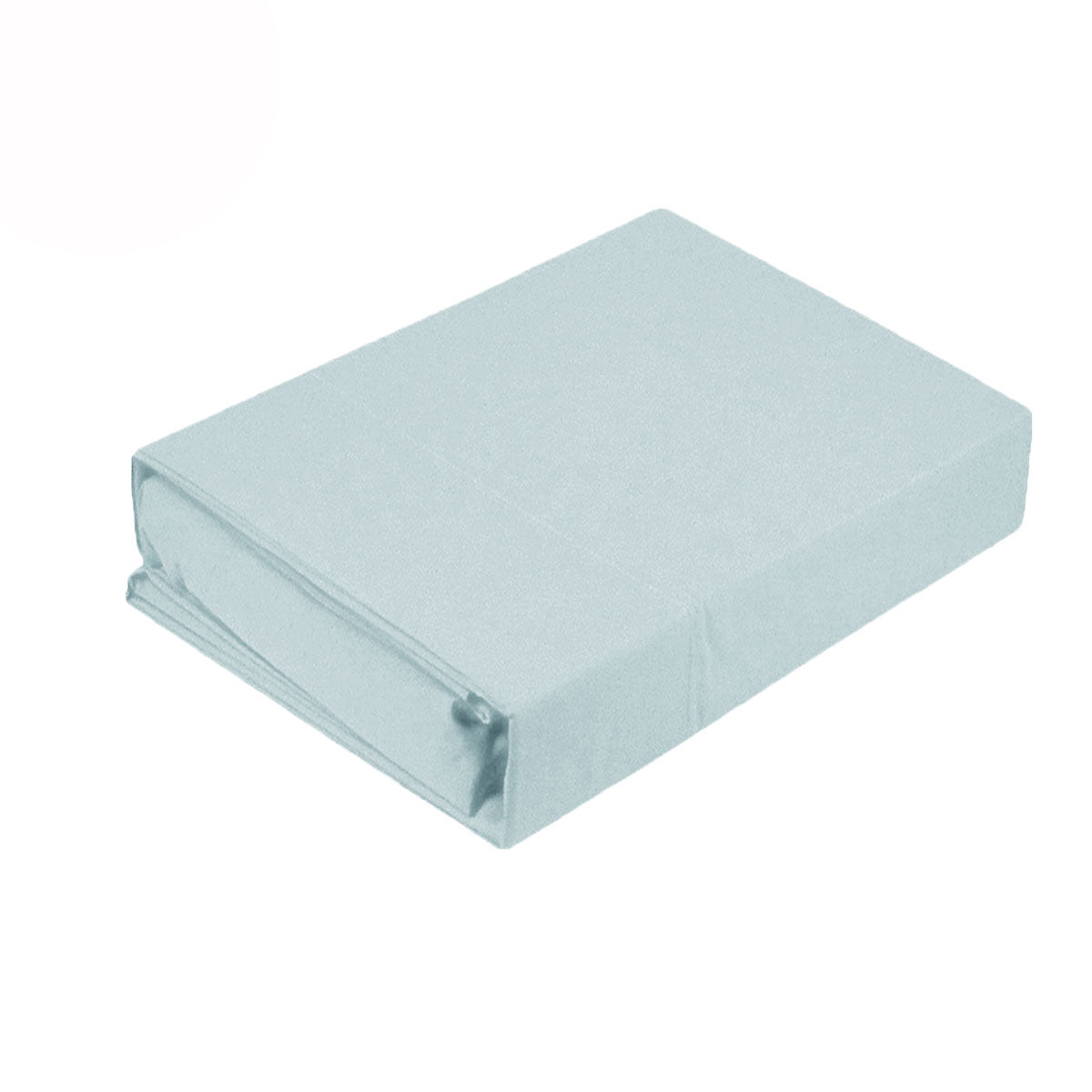 Kingtex 250TC 100% Cotton Percale Sheet Set | Ice Blue | Single