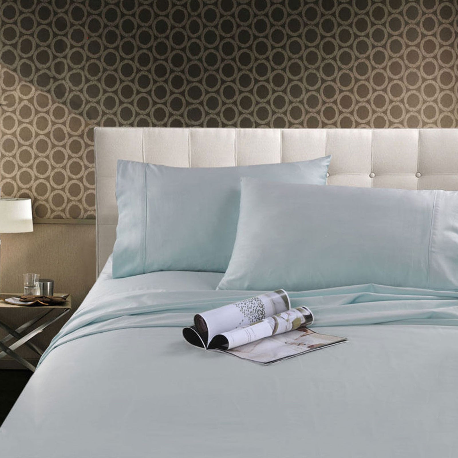 Kingtex 300TC Cotton Sheet Set | Ice Blue | Single