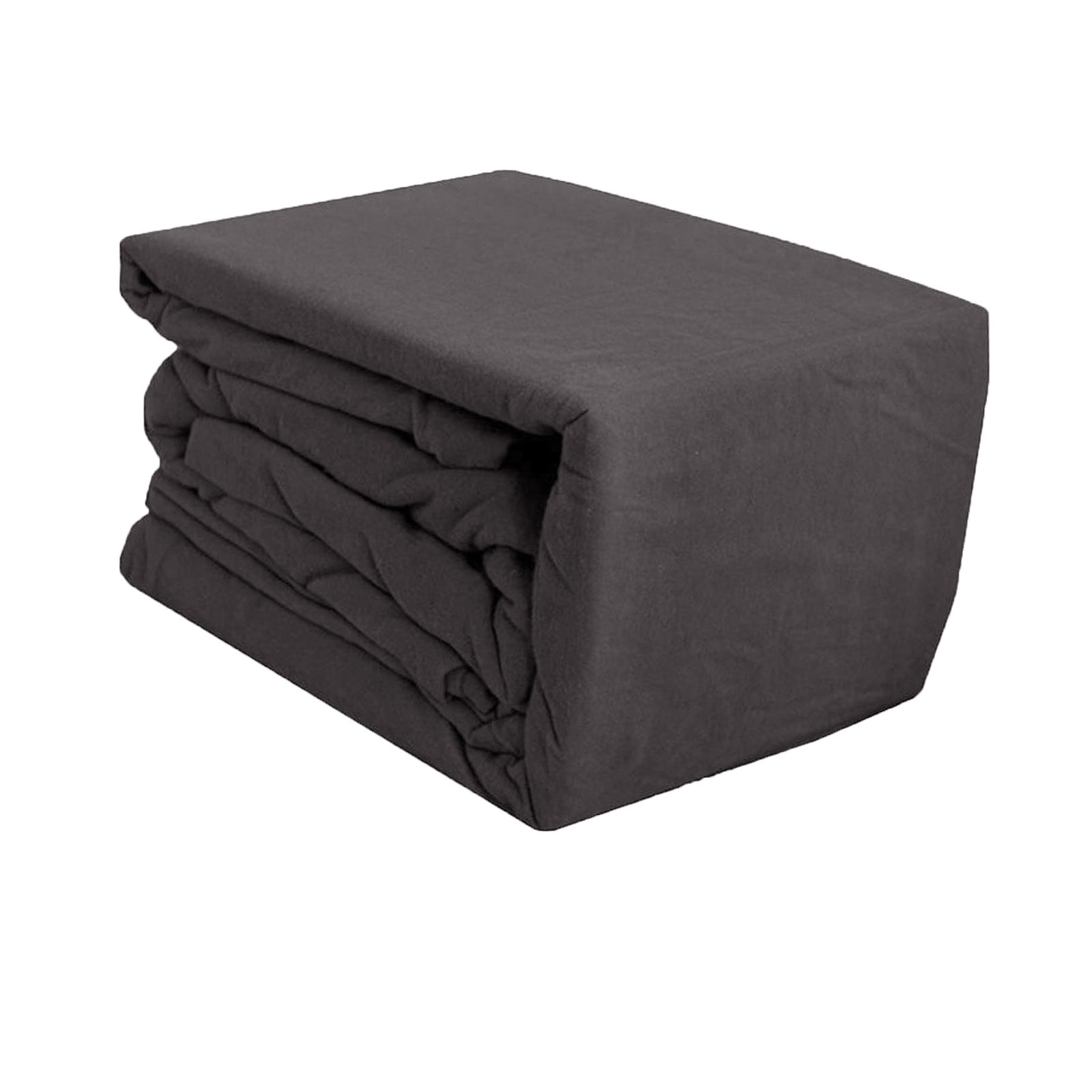 Ramesses Egyptian Cotton Flannel Sheet Set | Charcoal | Single
