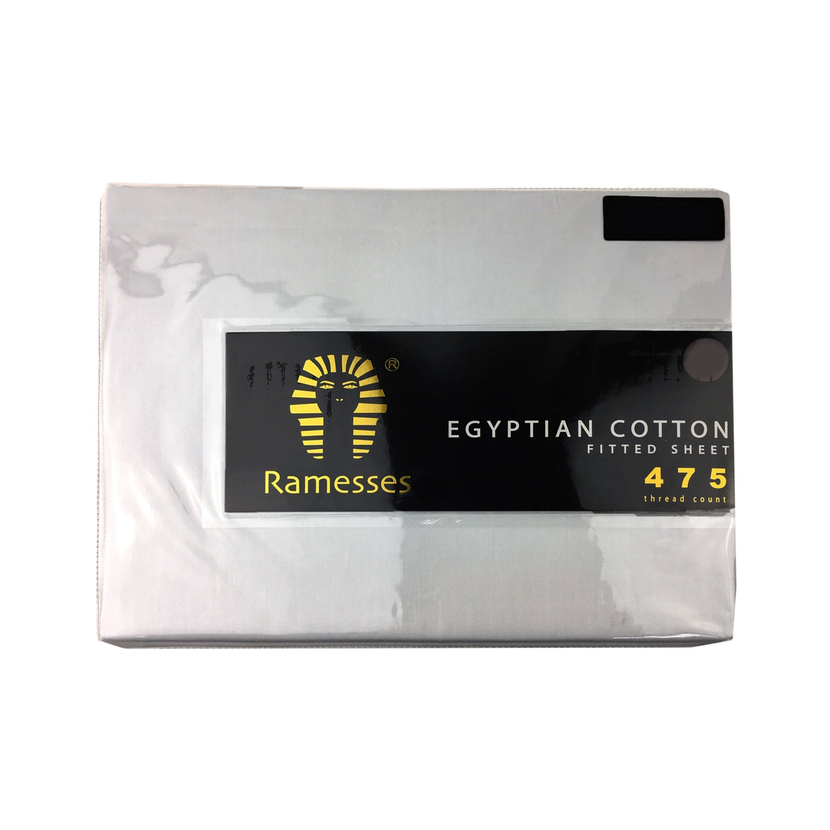 Ramesses 475TC Egyptian Cotton Fitted Sheet | King | White