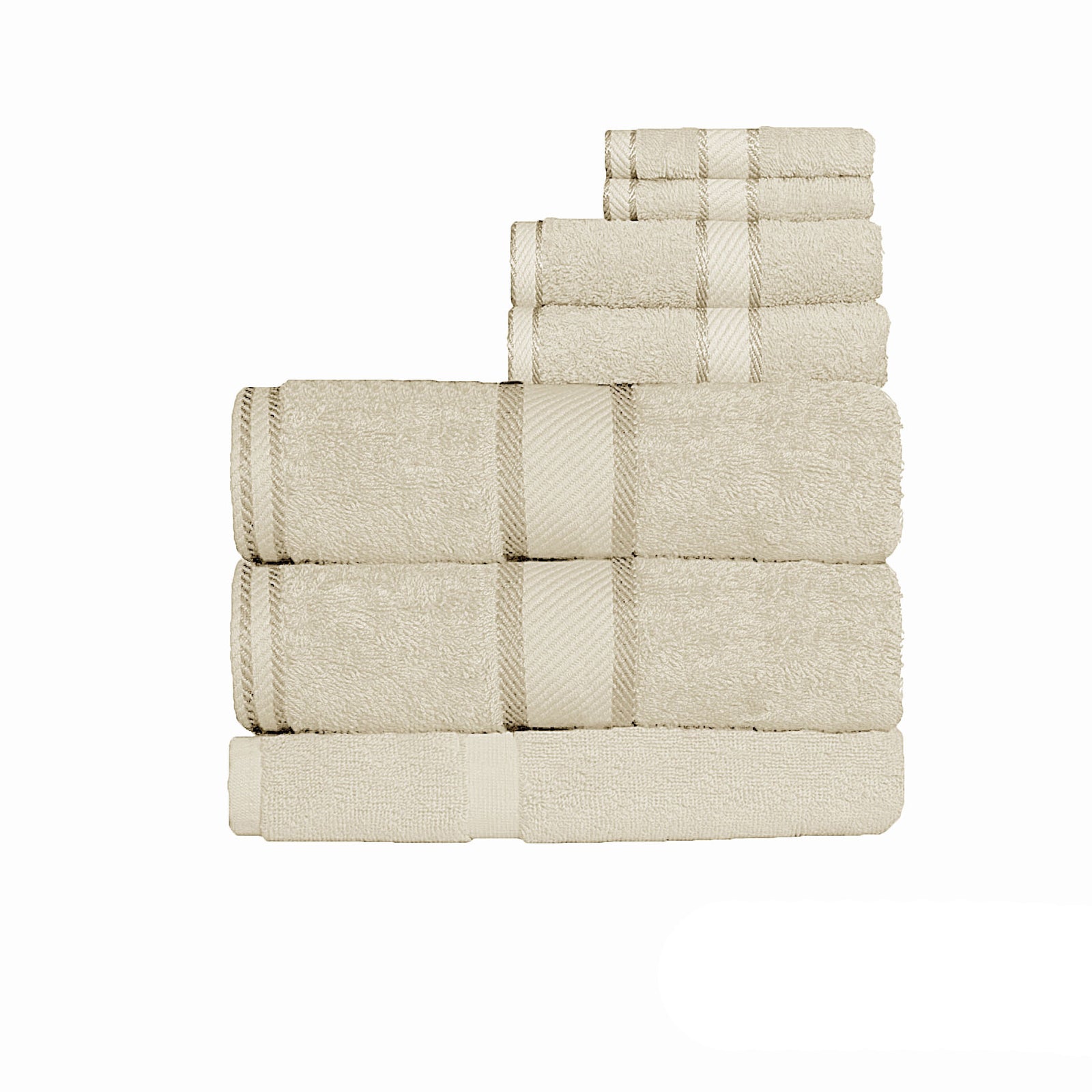 Kingtex 550gsm Cotton 7 Pce Bath Sheet Set | Linen