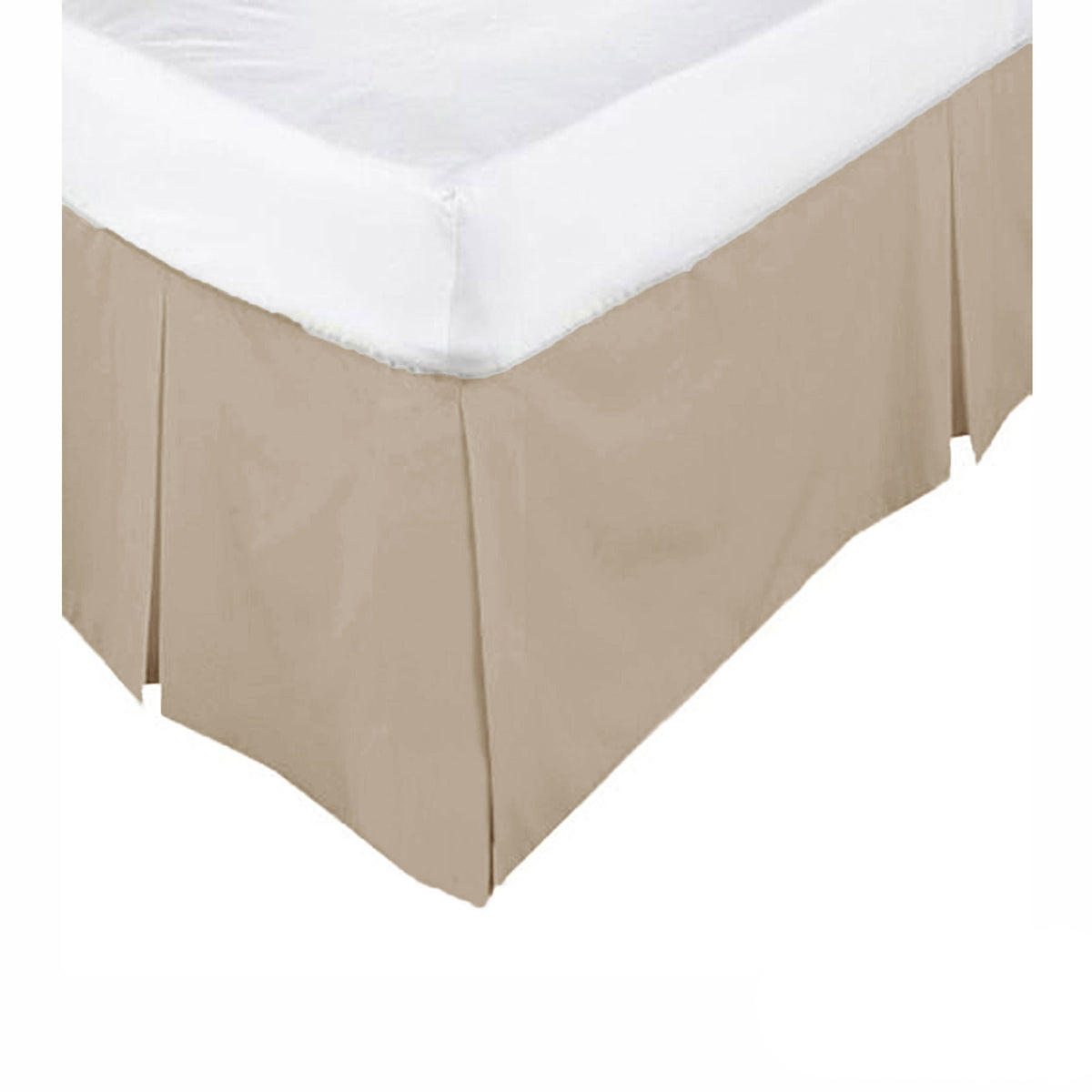 KINGDOM Box Pleated Valance | Linen | Double