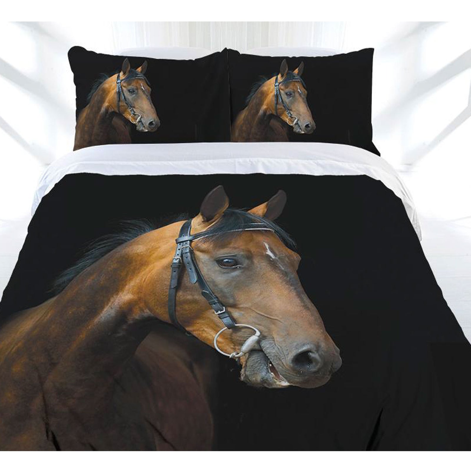 Just Home | Dark Rider | Quilt Cover Set | Single