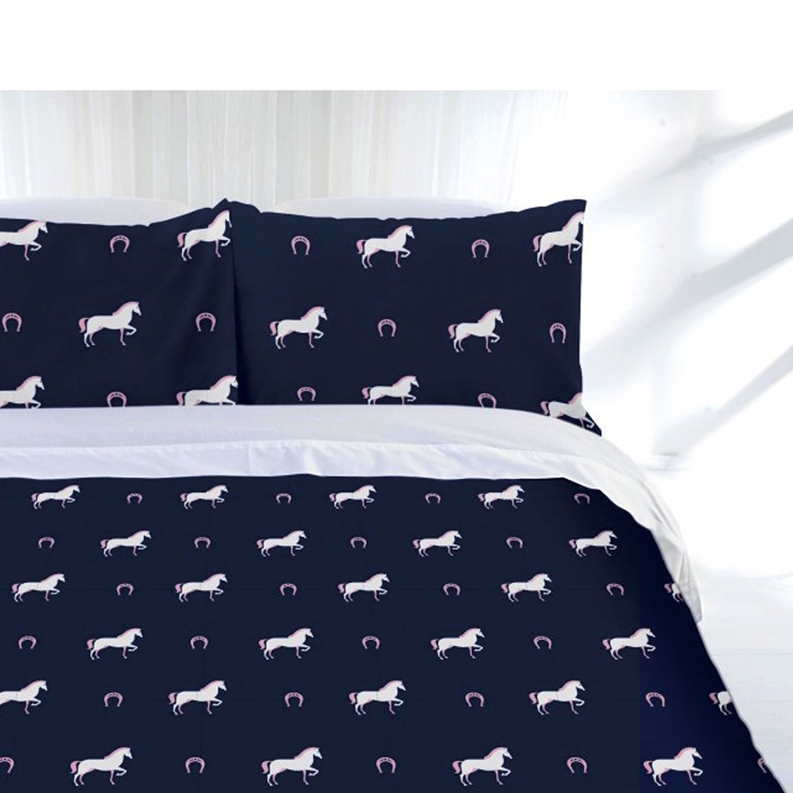 Just Home | Horse Shoe | Quilt Cover Set | Double