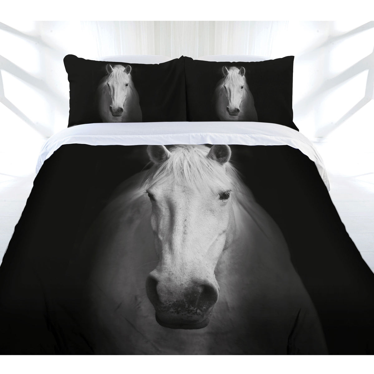 Just Home | Midnight Horse | Quilt Cover Set | Queen