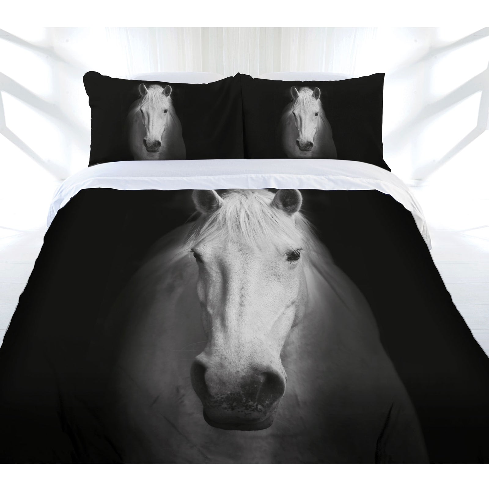 Just Home | Midnight Horse | Quilt Cover Set | Queen