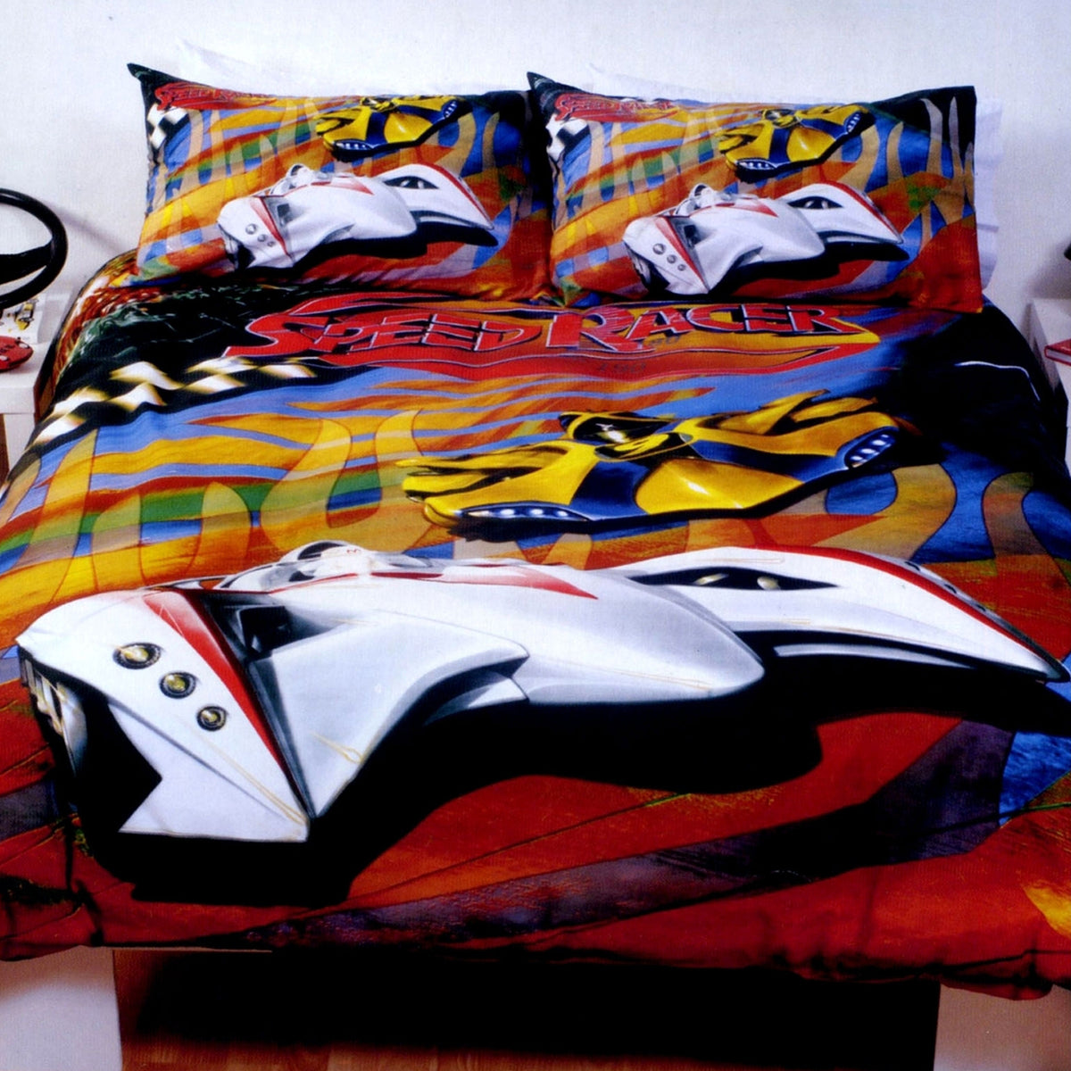 Just Home | Speed Racer Thunder | Quilt Cover Set | Double