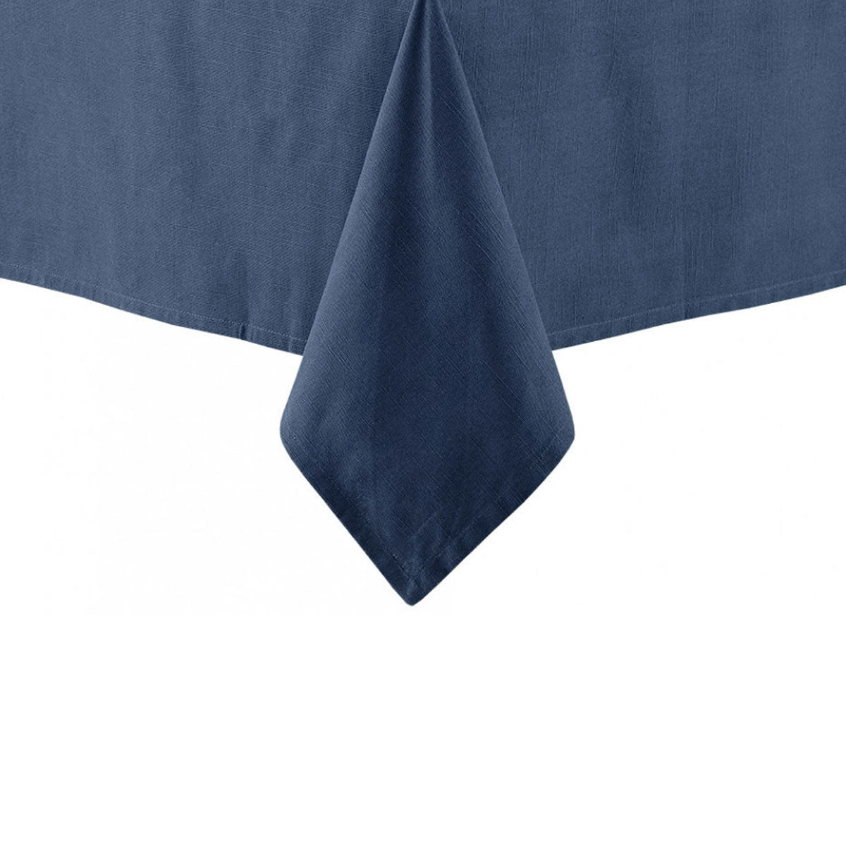Ladelle Base Navy Linen Look | 100% Cotton Tablecloth | 150 x 300 cm