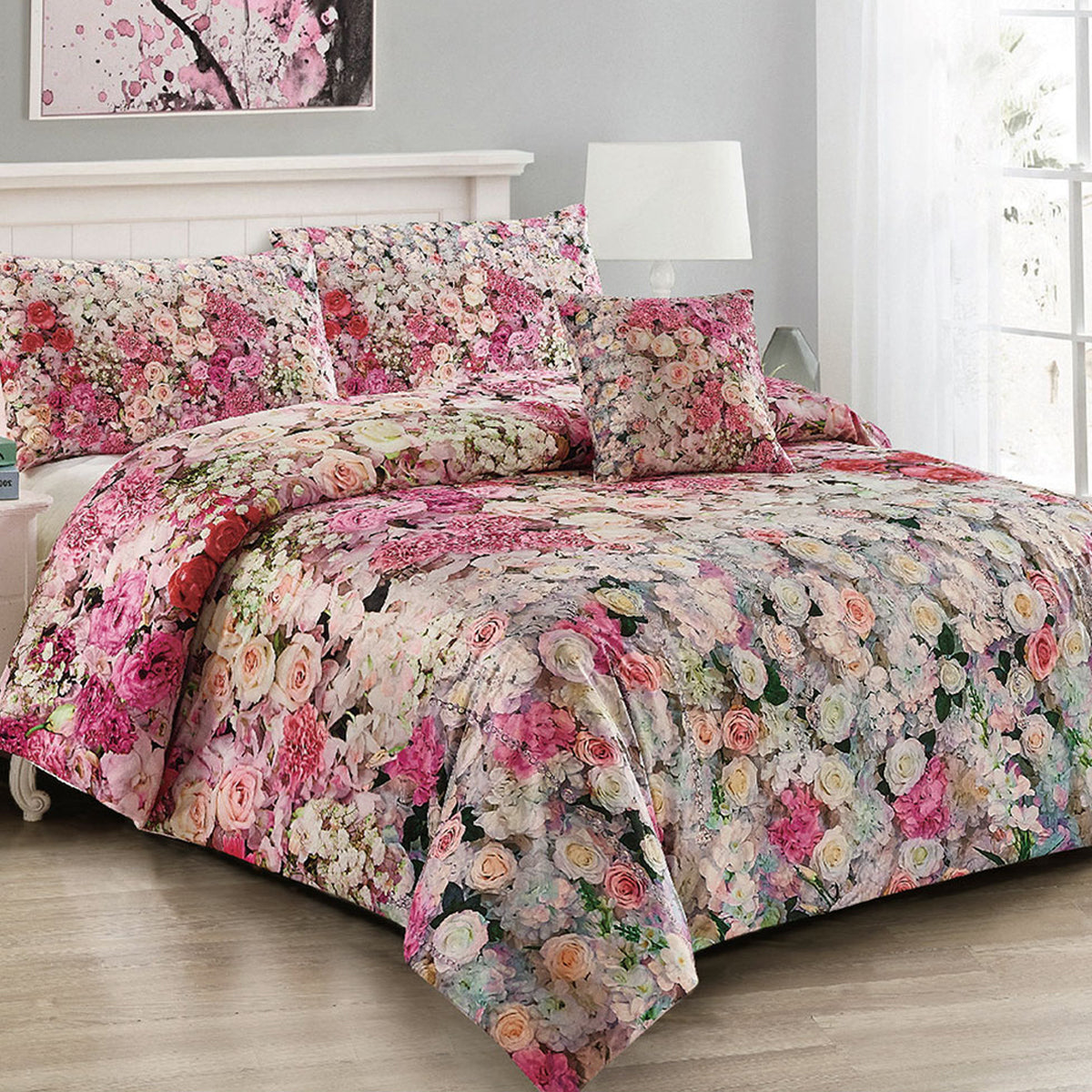 Georges Fine Linens Evaline Quilt Cover Set | King