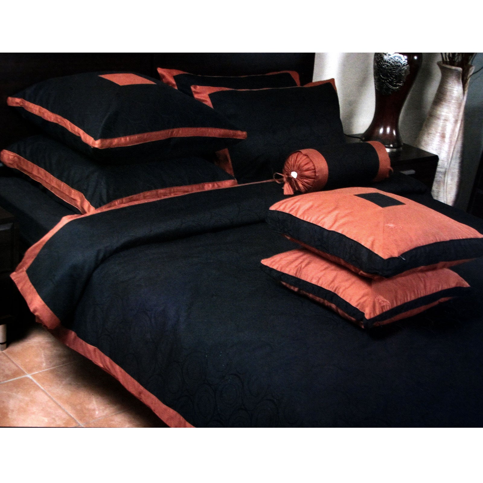 Orient Sense Venucci Oriental Quilt Cover Set | Queen