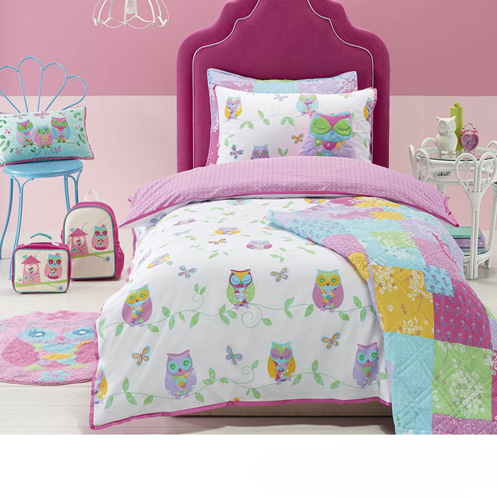 Jiggle & Giggle Owl Song Quilt Cover Set | Single
