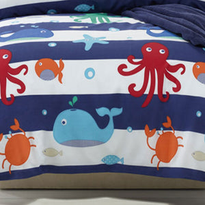 Jiggle & Giggle Sea Creature Quilt Cover Set | Double