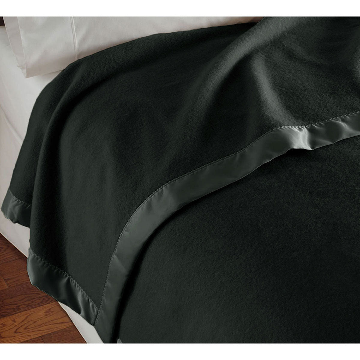 400GSM Luxury Wool Blanket | Charcoal | Queen