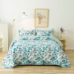Lightly Quilted Coverlet Set | 100% Cotton | Delta | Queen | 230 x 250 cm