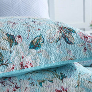 Lightly Quilted Coverlet Set | 100% Cotton | Tioman | Queen | 230 x 250 cm