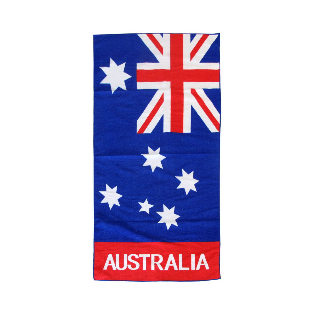Bloomington | Australian Flag Kids Cartoon Printed Microfiber Beach Towel | 70 x 137 cm