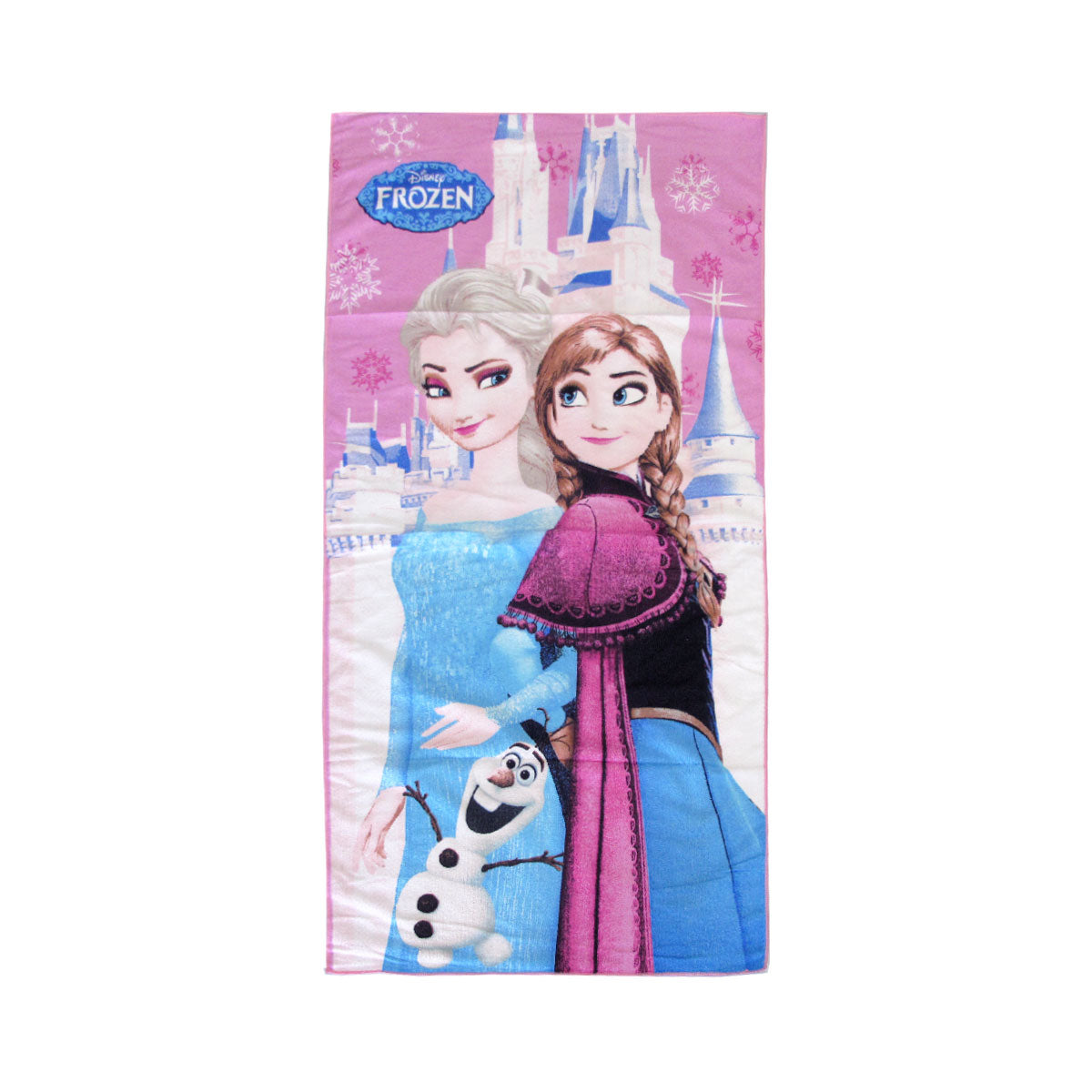 Bloomington | Frozen Elsa & Anna Kids Cartoon Printed Microfiber Beach Towel | 70 x 137 cm