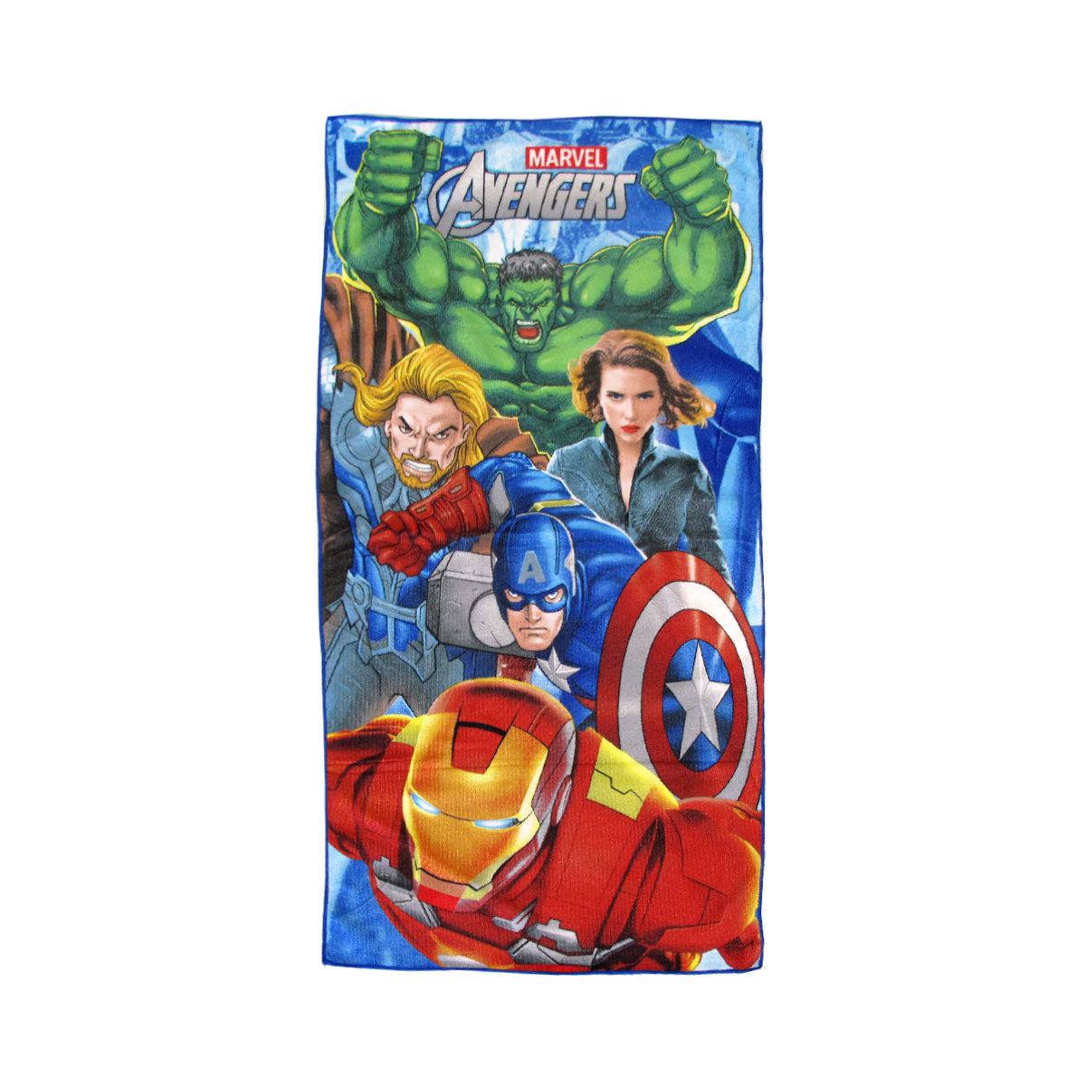 Bloomington | Marvel Avengers Kids Cartoon Printed Microfiber Beach Towel | 70 x 137 cm