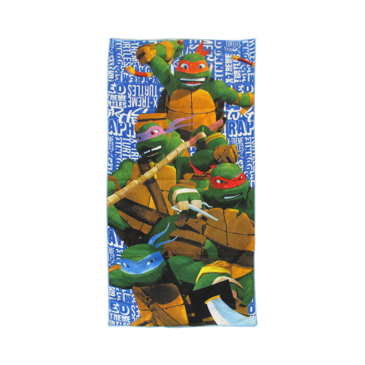 Bloomington | Ninja Turtles Kids Cartoon Printed Microfiber Beach Towel | 70 x 137 cm