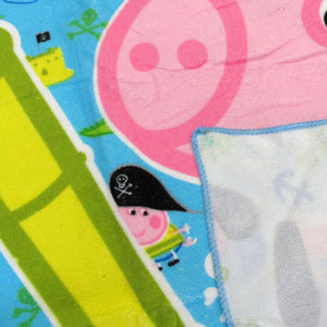 Bloomington | Peppa Pig George the Pirate Kids Cartoon Printed Microfiber Beach Towel | 70 x 137 cm