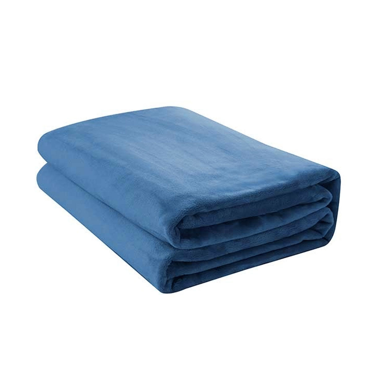 Jason 400GSM Super Soft Micro Fleece Blanket | Denim | Double