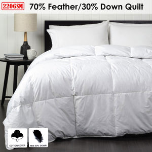 Jason Feather & Down Quilt | 70% Feather | 30% Down | King