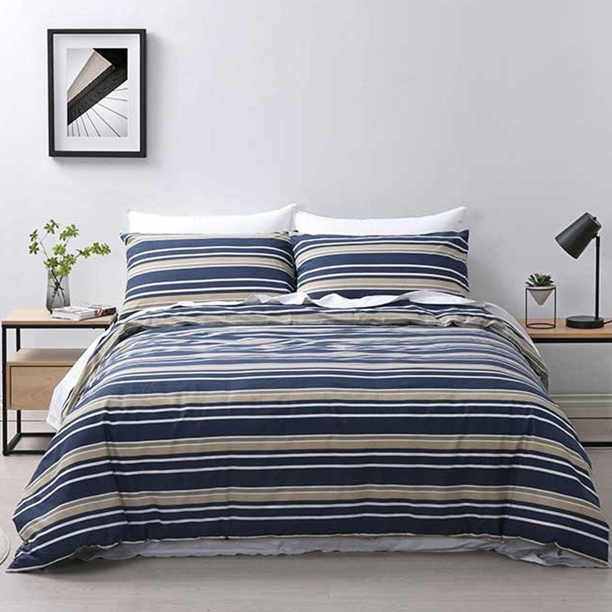Jason Brighton Midnight Blue Quilt Cover Set | Single
