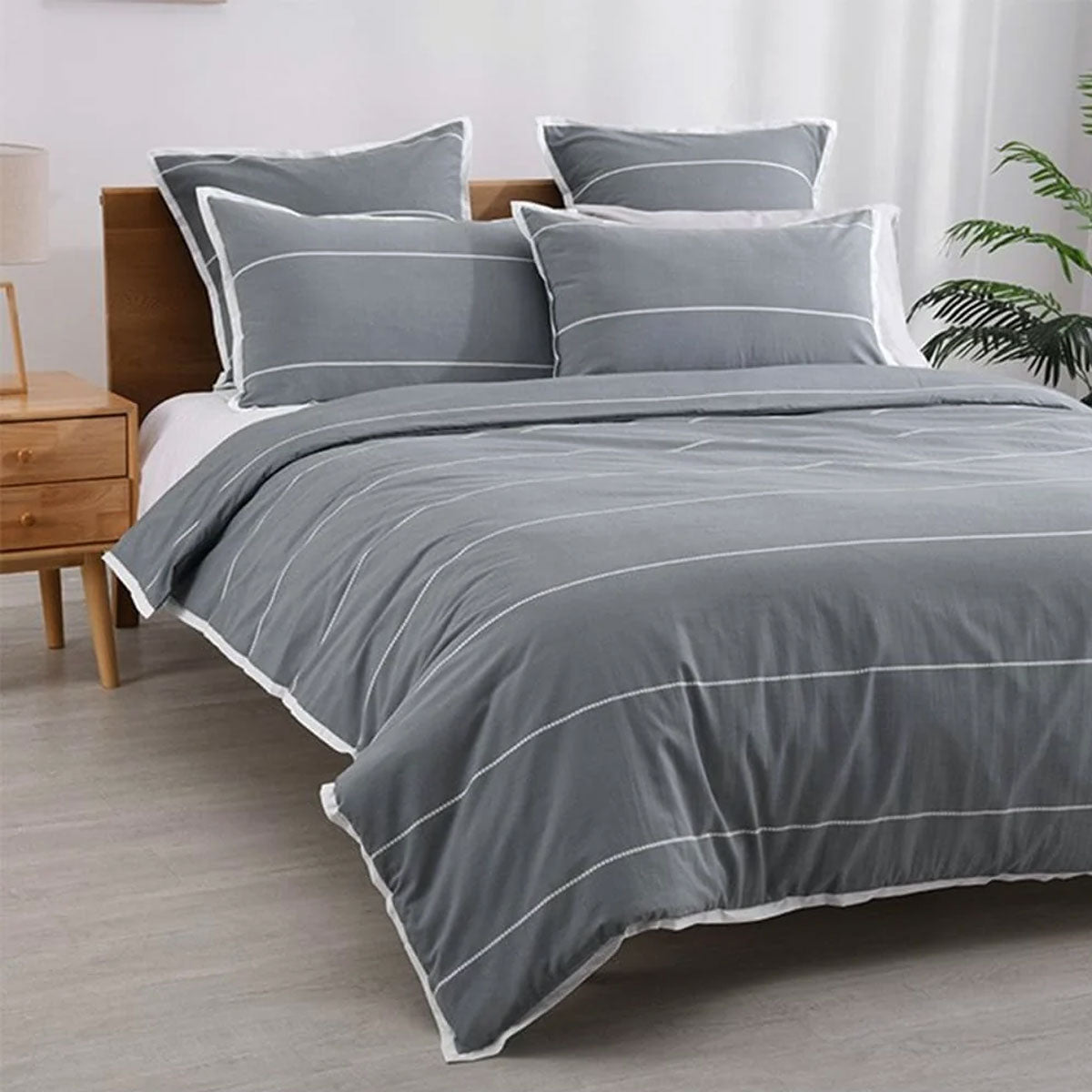 Jason Calista Granite Quilt Cover Set | Super King