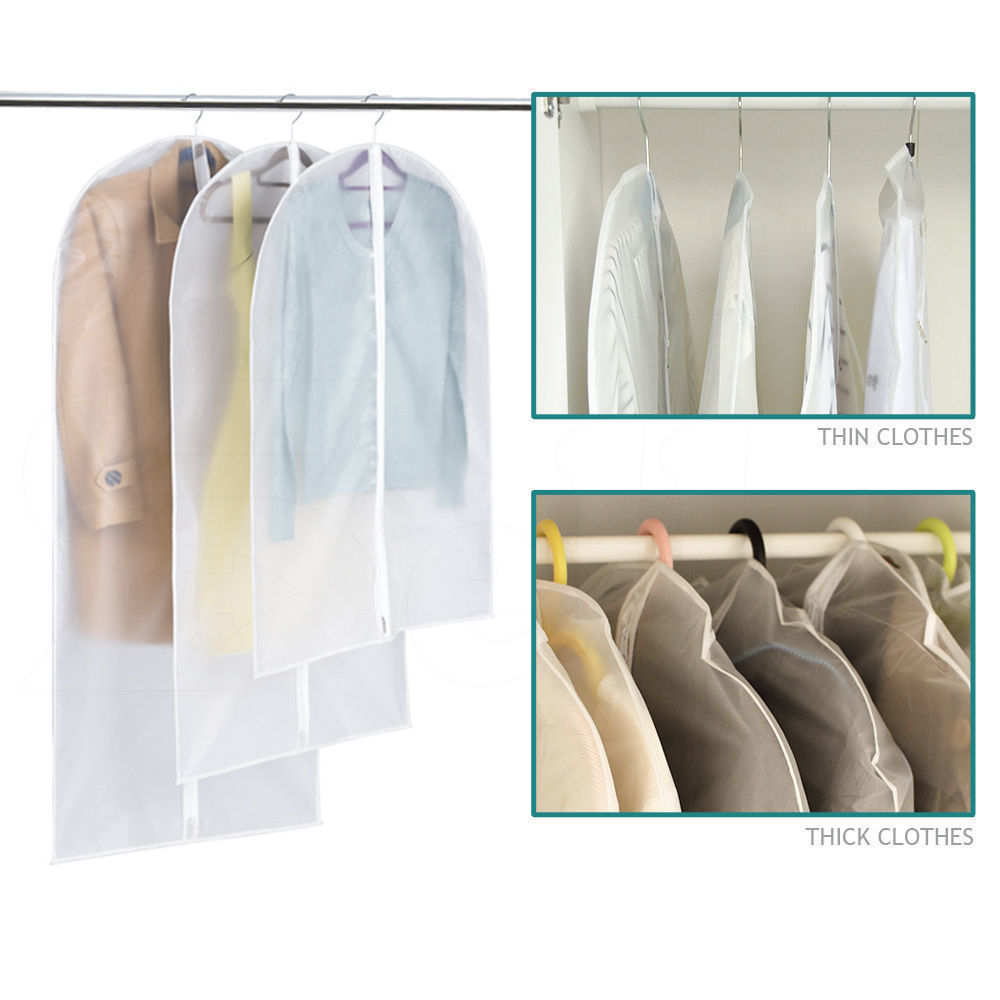 6Pcs Suit Dress Clothing Dust Cover Bag | Jacket Wardrobe Storage Coat Protector