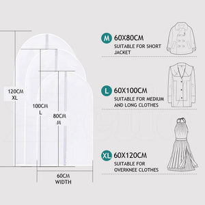 6Pcs Suit Dress Clothing Dust Cover Bag | Jacket Wardrobe Storage Coat Protector