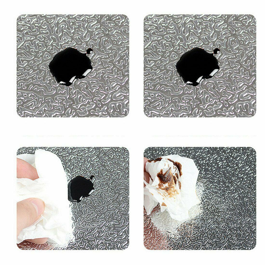 Aluminum Foil Sticker Self-Adhesive | Oil-proof Waterproof Kitchen Cabinet Wall (60300cm)