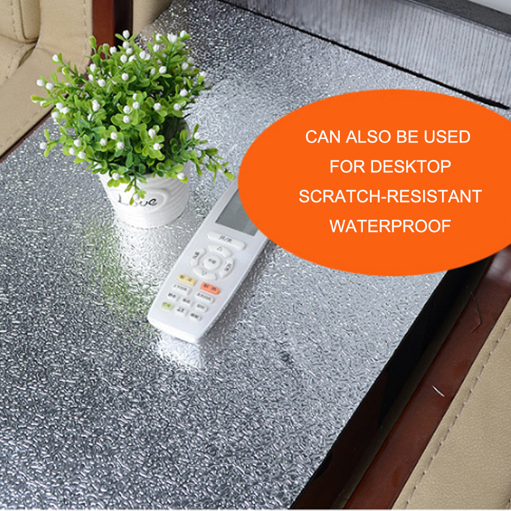 Aluminum Foil Sticker Self-Adhesive | Oil-proof Waterproof Kitchen Cabinet Wall (60*500cm)