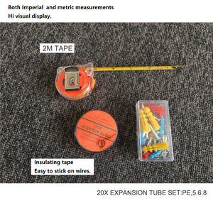 Household Hand Tool Set | 45-Piece | Home Office & Car Repair Kit