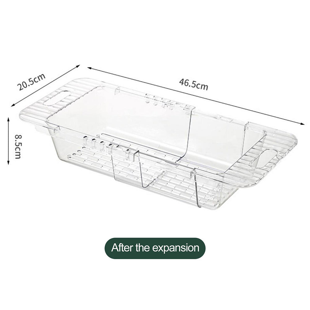 2-Pack Retractable Dish Drying Rack Basket | Drainer Over The Sink (Green)