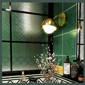 3M Privacy Glass Film Sticker | Static Cling Window Decals Glass Film (Begonia, 60300cm)