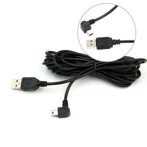 Dash Cam Mini USB Right Turn Extra Long Charging Cable | 3.5M | Dash Dashboard Lead