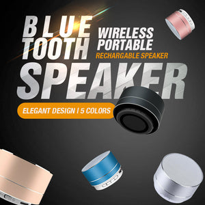 Bluetooth Portable Wireless Speaker | Black | Music Stereo Handsfree | Rechargeable & Compact