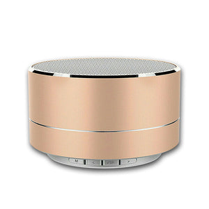 Bluetooth Portable Wireless Speaker | Gold | Music Stereo Handsfree | Rechargeable & Compact