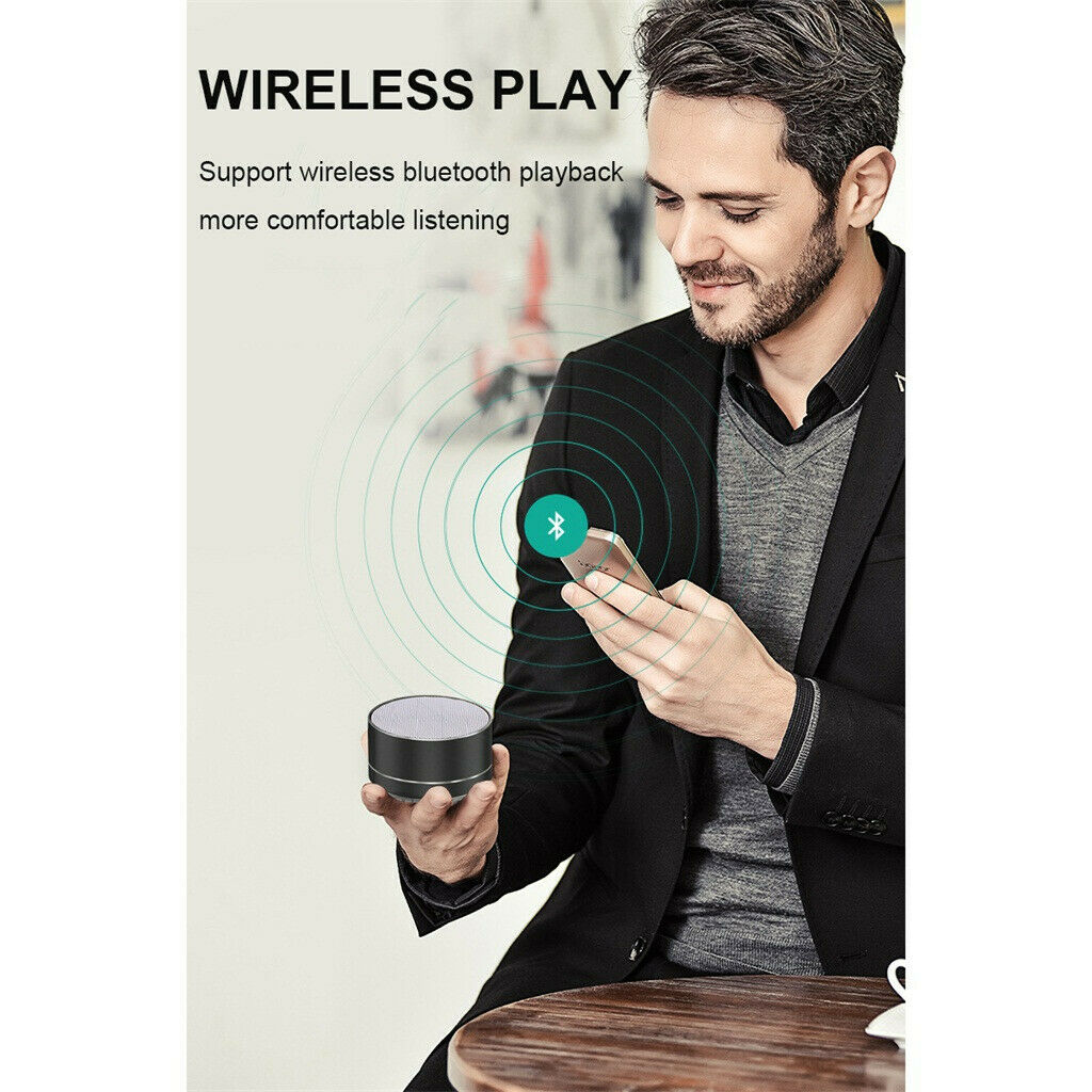 Bluetooth Portable Wireless Speaker | Gold | Music Stereo Handsfree | Rechargeable & Compact