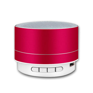 Bluetooth Portable Wireless Speaker | Red | Music Stereo Handsfree | Rechargeable & Compact