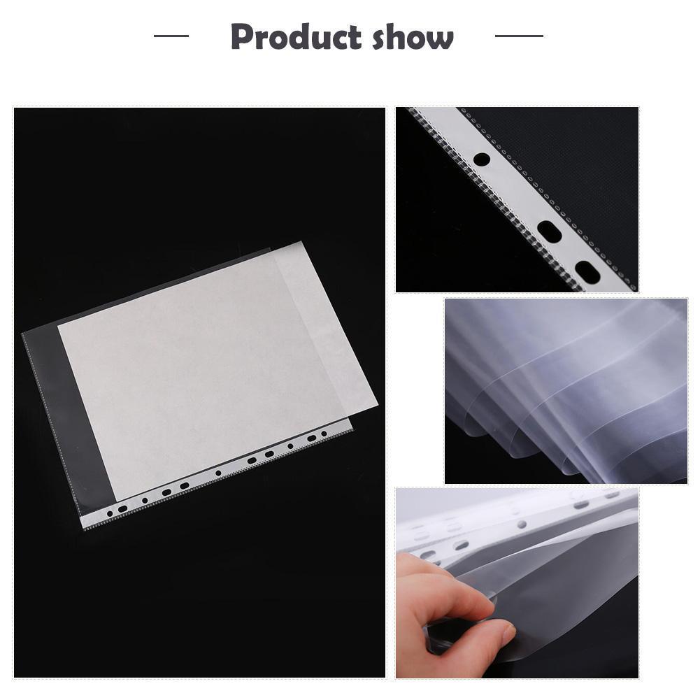 100-Pack A4 Sheet Protectors | Plastic Pockets | Clear Reinforced Folders | Bulk Lot