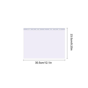100-Pack A4 Sheet Protectors | Plastic Pockets | Clear Reinforced Folders | Bulk Lot