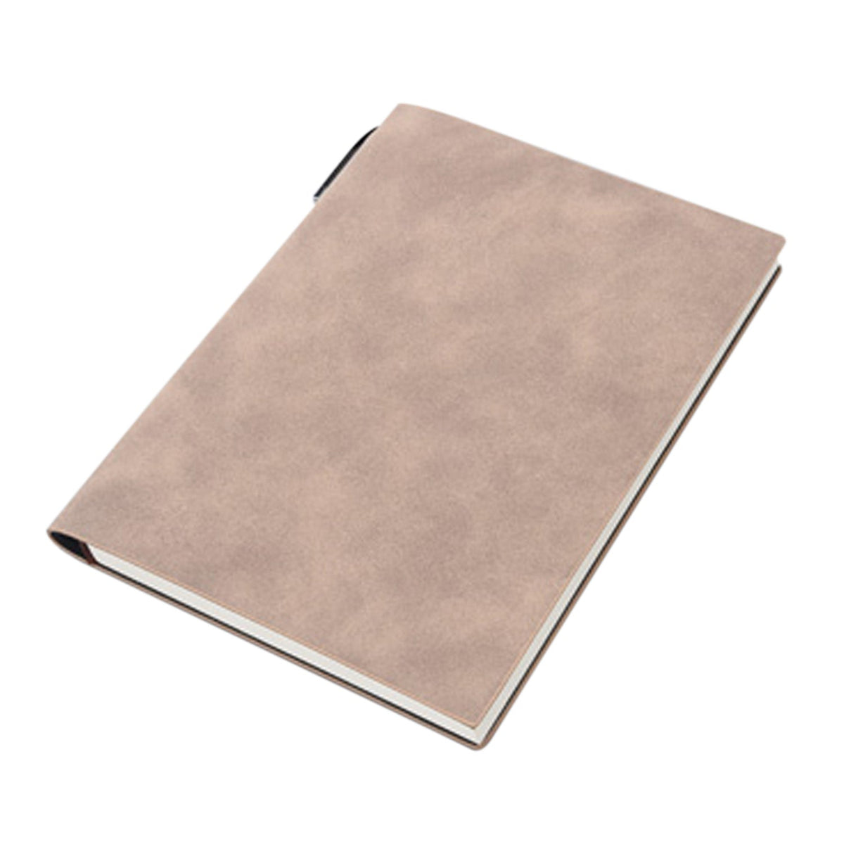 A5 200 Pages PU Leather Journal | Fashion Glued Cover | Travel Notebook | Traveller's Diary | Khaki