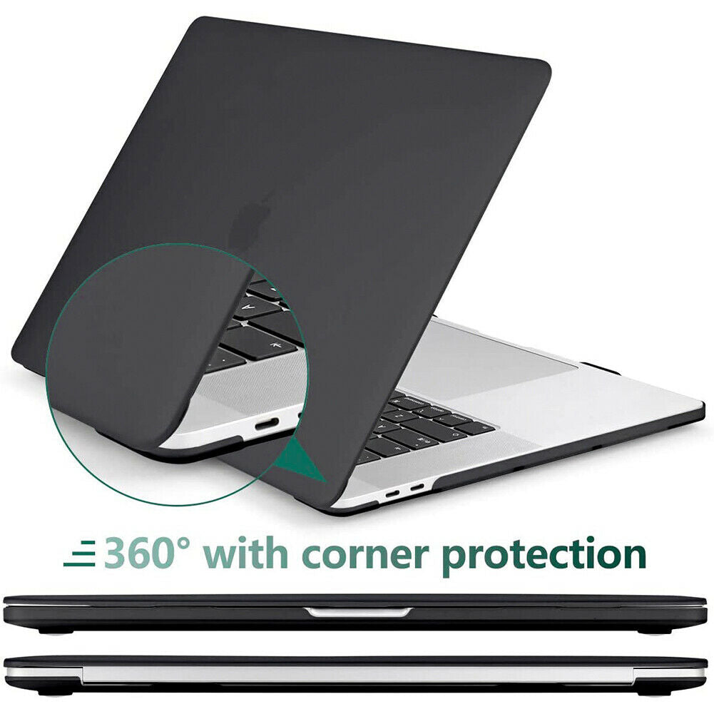 2020 MacBook Pro 13 Inch Case | Plastic Hard Case Shell for MacBook Pro A2251 A2289 A2179 (Black)