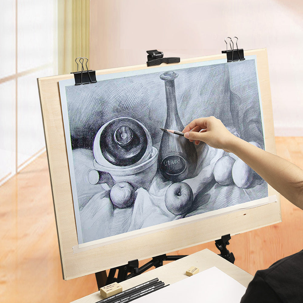 4K Solid Wood Drawing Board Easel | Indoor Painting Table, Sketching Drawing Tool